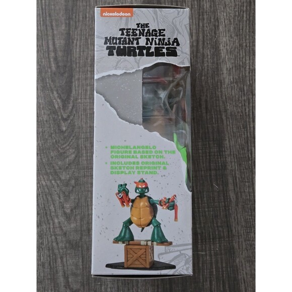 TMNT 40th Teenage Mutant Ninja Turtles Michaelangelo Original Sketch *NIB* - Picture 3 of 4